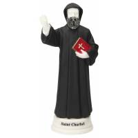 Statue 21 cm - Albâtre - St Charbel Couleur