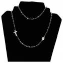 Collier à 5 Dizaines - Cristal blanc