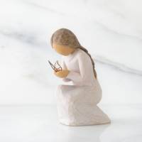 Statuette Willow Tree : Fille Avec Papillon 9.5 cm -Quiet wonder