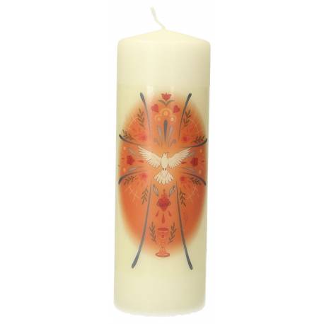 Bougie 180 X 60 mm - Saint Esprit