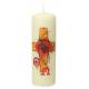 Paaskaars 150 X 50 Kruis alpha en omega 
