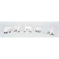 Set de 5 moutons - Max 4 cm
