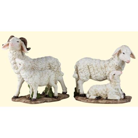 Schaap van 19 cm hoog (2 modellen) 