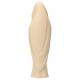 Statue Vierge Marie avec enfant en bois - 25cm - bois naturel avec finition dorée