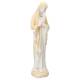 Beeld 40 cm Alabaster beige en goud - O.L.V. van Banneux 