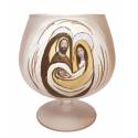 Kaarsenhouder Heilige Familie gouden - D 12 Cm 