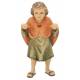 Garçon regardant : crèche de Noël en bois Ulrich 15 cm