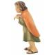 Garçon regardant : crèche de Noël en bois Ulrich 15 cm