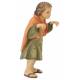 Garçon regardant : crèche de Noël en bois Ulrich 15 cm