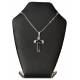 Hanger Kruis black diamond + Ketting 50 Cm 