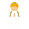 Petit ange gardien en bois 5 cm