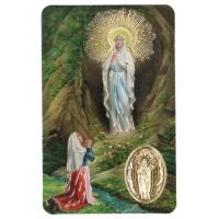 Carte-Méd-Prière - Appar. Lourdes - FR
