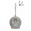 Boule en verre avec ange 12 / Display