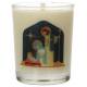 Bougie en verre 65 x 50 mm Nativité