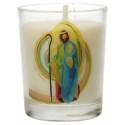 Bougie en verre 65 x 50 mm Nativité