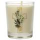 Bougie en verre 65 x 50 mm pour la liturgie