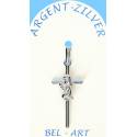 Croix Argent - 25 x 13 mm