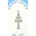 Croix de Loraine - Argent - 22 x 13 mm
