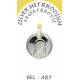 Medaille van de Maagd in gerhodineerd zilver 