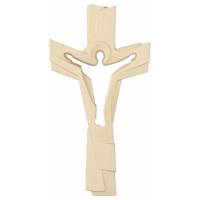 Croix De La Passion En Bois Sculpte 15Cm Bois naturel