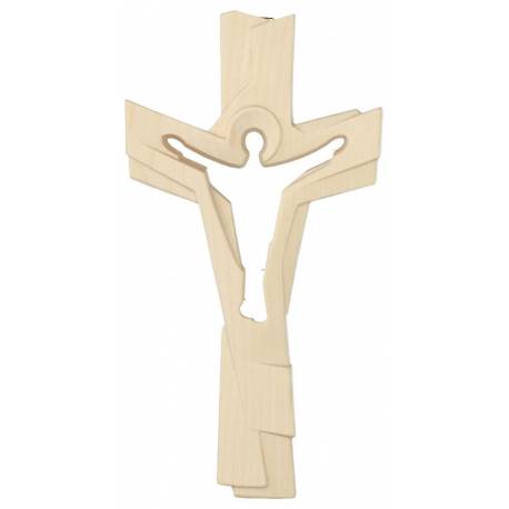 Houtsnijwerk Kruis Van Passie 15Cm Houtkleuren 