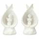 Ange / aile Ht 12 cm - 2 / set