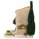 Decor voor santons de Provence Huisje met boom 12 x 10 x 10 cm 