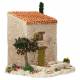 Decor voor santons de Provence Huisje met boom 12 x 10 x 10 cm 