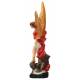 Beeld 20 cm - Alabaster gekleurd - Heilige Michael 