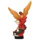 Beeld 20 cm - Alabaster gekleurd - Heilige Michael 