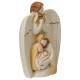 Nativité en albâtre décorée 6 x 4.5 x 2 cm
