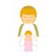 Petit ange gardien fille 5cm