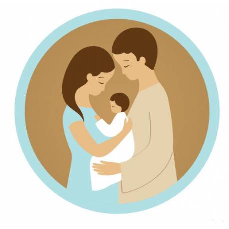 Ste Family Wood Turquoise 10 cm 