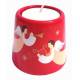 Kaarsenhouder Engelen rood 6.5 cm 