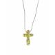 Croix Pendentif Verte Environ 3cm