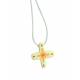 Groene hanger Cross 25 mm 