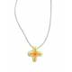 Groene hanger Cross 15 mm 