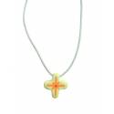 Groene hanger Cross 15 mm 