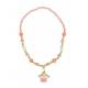 Collier Ange rose pâle Environ 20cm