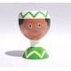 Coquetier Africain 7.5x5.5cm