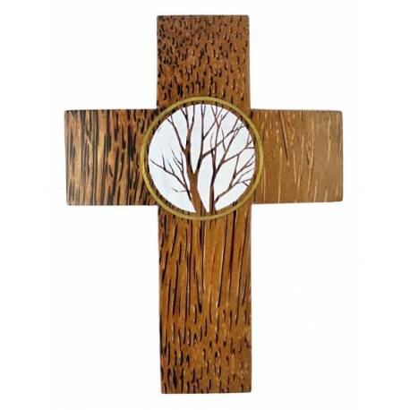 Cross Arbor Vitae Coco 11x8cm 
