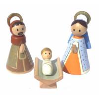 Heilige familie Bois Golden 9cm 
