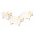 Set 3 moutons 10cm
