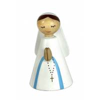Statuette Bois Lourdes grande 6.5x11cm