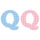 Brief Q2PCS. Hoogte 5,5 cm 