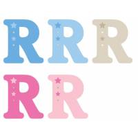 Letter r x5pcs. Hoogte 5,5 cm 