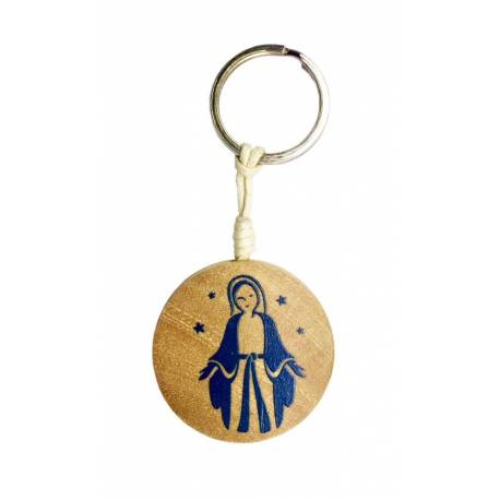 Porte-clé Vierge Miraculeuse 45/45mm