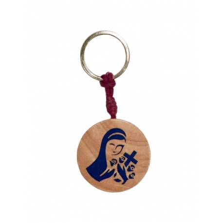Porte-clé Sainte Thérèse 45/45mm