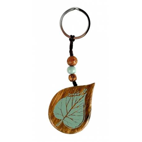 Porte Clé Laudato Si Coco Longueur totale 15.5cm