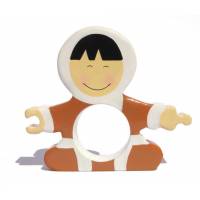 Handdoekrondes Aesquimaux Boy 13x12cm 